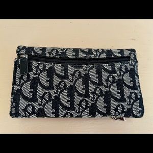 Christi’s Dior Monogram Wallet - Dark Navy